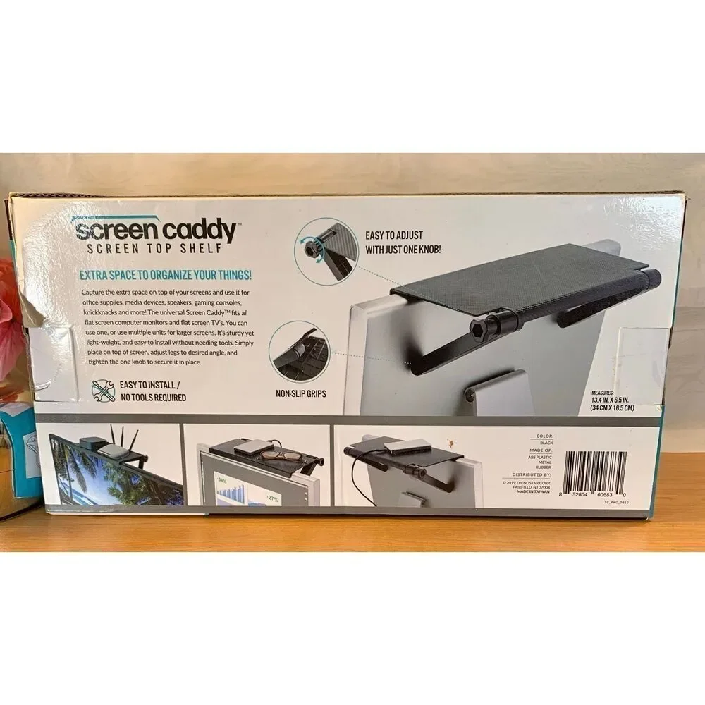 As Seen On TV SCREEN CADDY, MONITOR AND TV TOP SHELF - SPACE SAVER 13.4